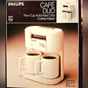 White Café Duo Automatic Coffee Maker